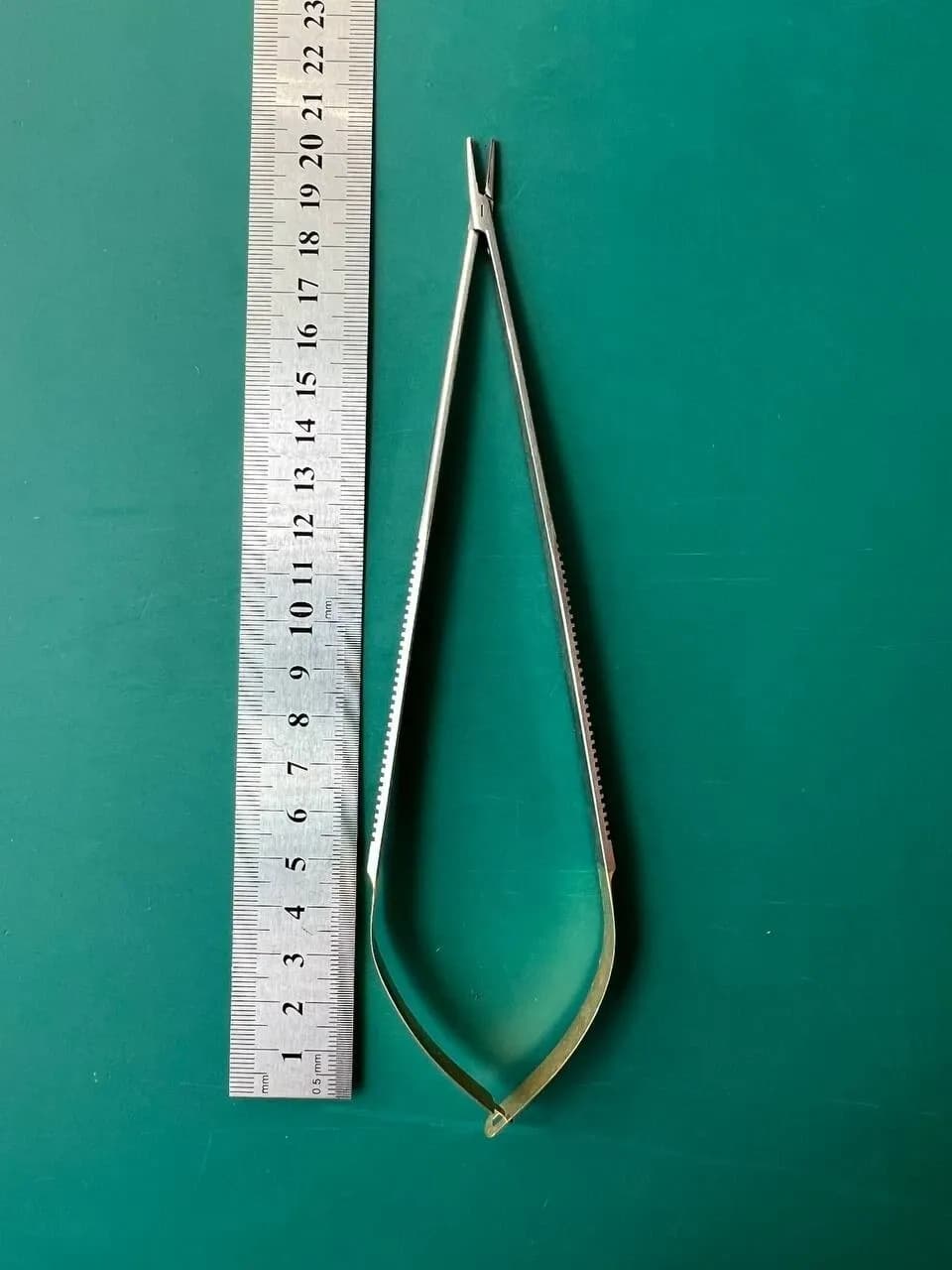 Голкотримач Aesculap MB362R Jacobson Durogrip TC, пласка ручка, без замка