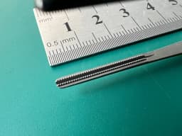 Scanlan 3003-04 Titanium DeBakey Dissecting Forceps Flat Handle 2 mm 7 3/4"
