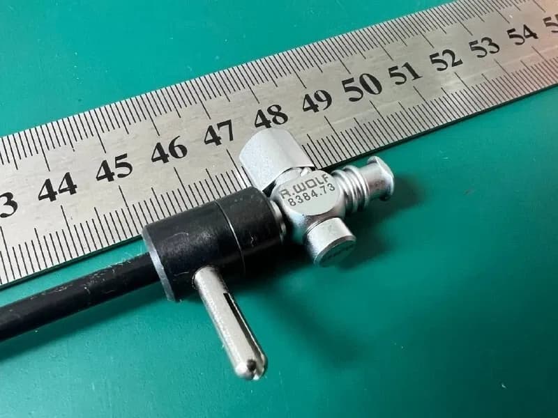 Монополярна аспіраційно-коагуляційна трубка R. Wolf 8384.73 з краном 5mm x 450mm