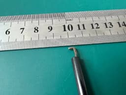 Електрод лапароскопічний V. Mueller LA8505, 5 мм, кутовий гачок 90°, багаторазовий