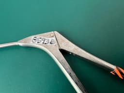 Karl Storz 8593B Kleinsasser Grasping Forceps Curved Serrated
