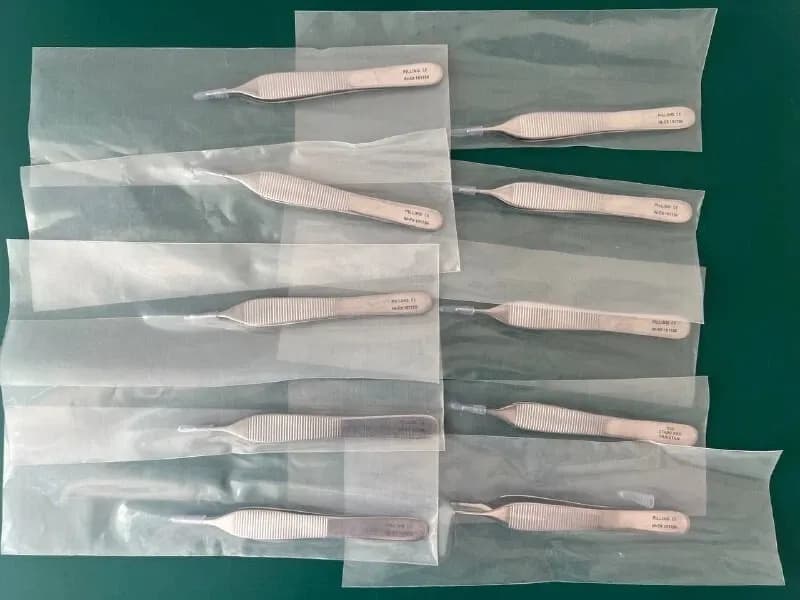 Lot of 10 Pilling IN-EX 101150 ADSON TISSUE FORCEPS 1 x 2, 4 3/4" (12cm)