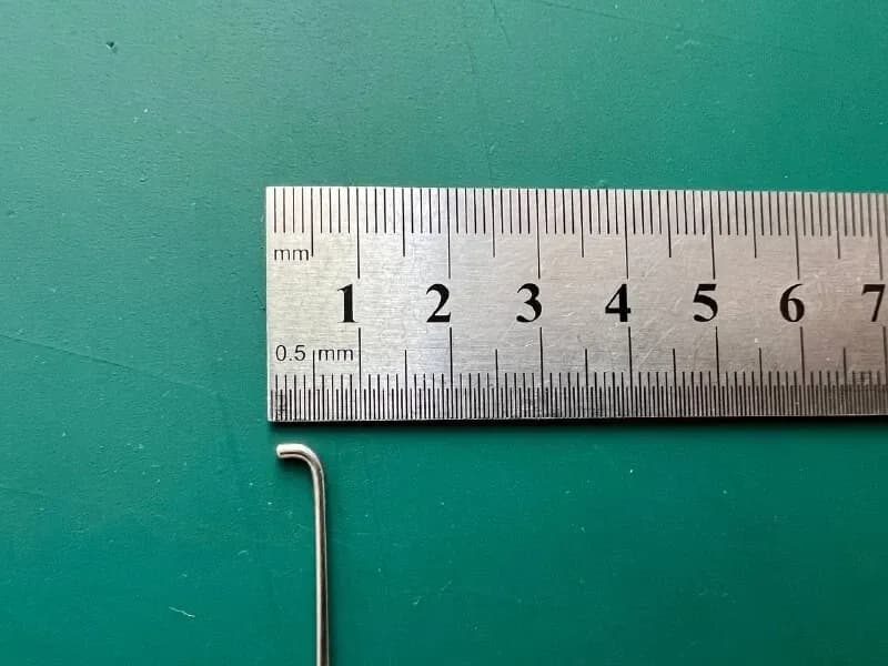 Karl Storz 8596 C Kleinsasser Laryngeal Hook 5mm 90 Degree
