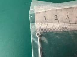 Vantage V919-284 Buck Ear Curette Size 1 6-3/4'' (170 mm) Straight