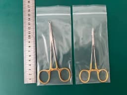Набір для безскальпельної вазектомії BR Surgical BR66-10607, проколювальний затискач 3 мм, круглий