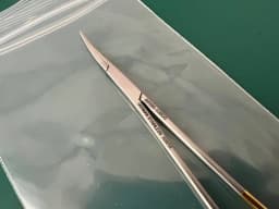 Набір для безскальпельної вазектомії BR Surgical BR66-10607, проколювальний затискач 3 мм, круглий