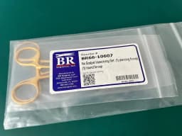Набір для безскальпельної вазектомії BR Surgical BR66-10607, проколювальний затискач 3 мм, круглий