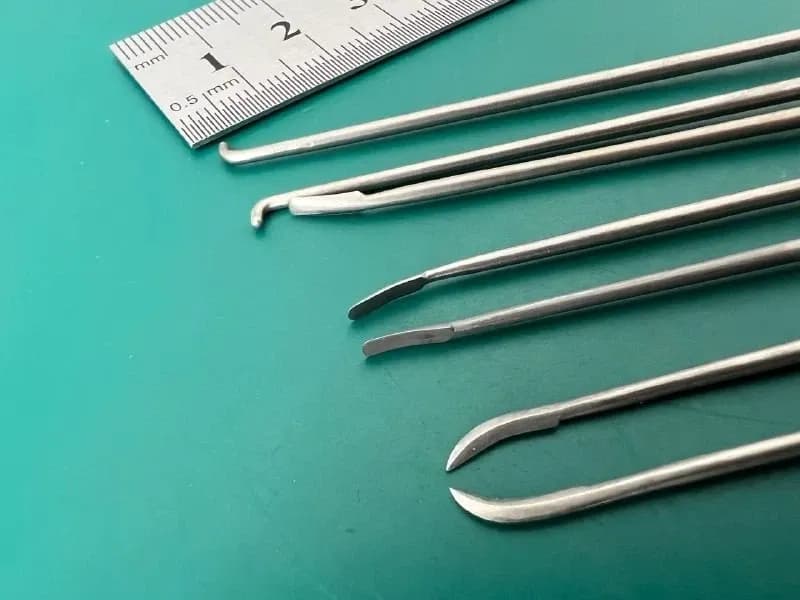 Set of 7 Richards Maxillary Sinus Probe Elevator & Knife with case V.Mueller
