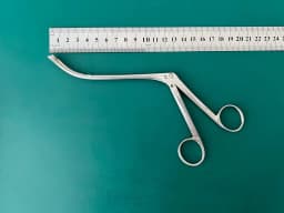 Storz N6177 Ronis Adenoid Punch Forceps No. 1. Triangular. 7mm triangular basket