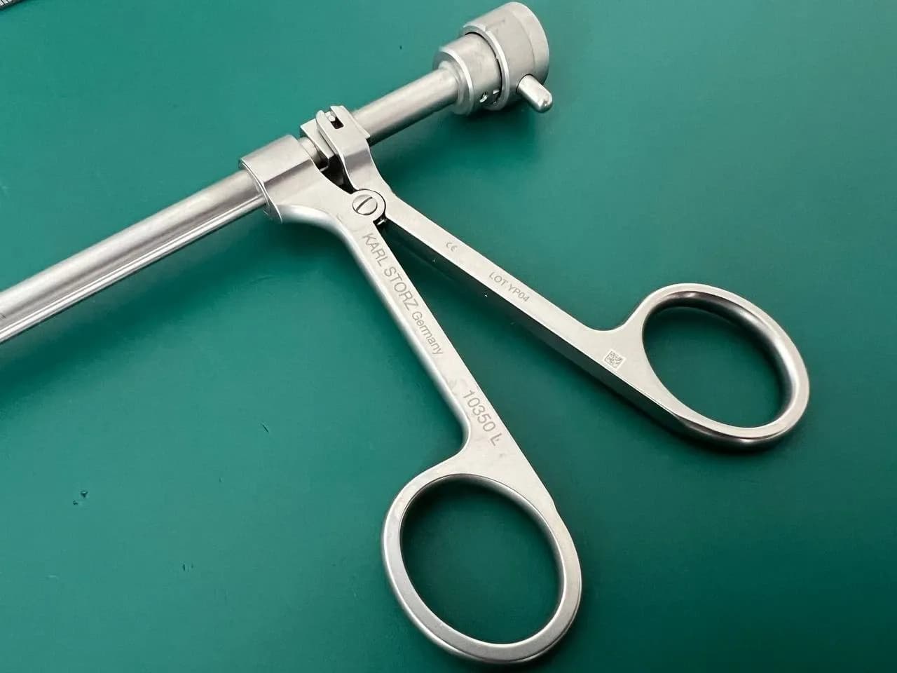 Karl Storz 10350 L Surgical Round Optical Biopsy Cup Forceps