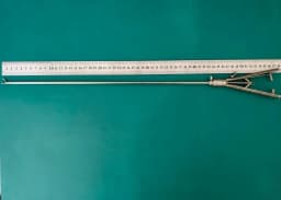 Голкотримач Karl Storz 26178ML Macro, 5mm, 43cm, бранші вигнуті вліво