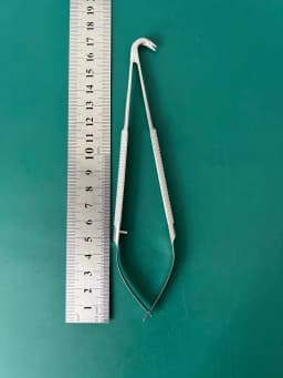 Ножиці Potts Wexler SL0719.1F, кутові 170°, мікротонкі леза, 6.5" (16.5 см)