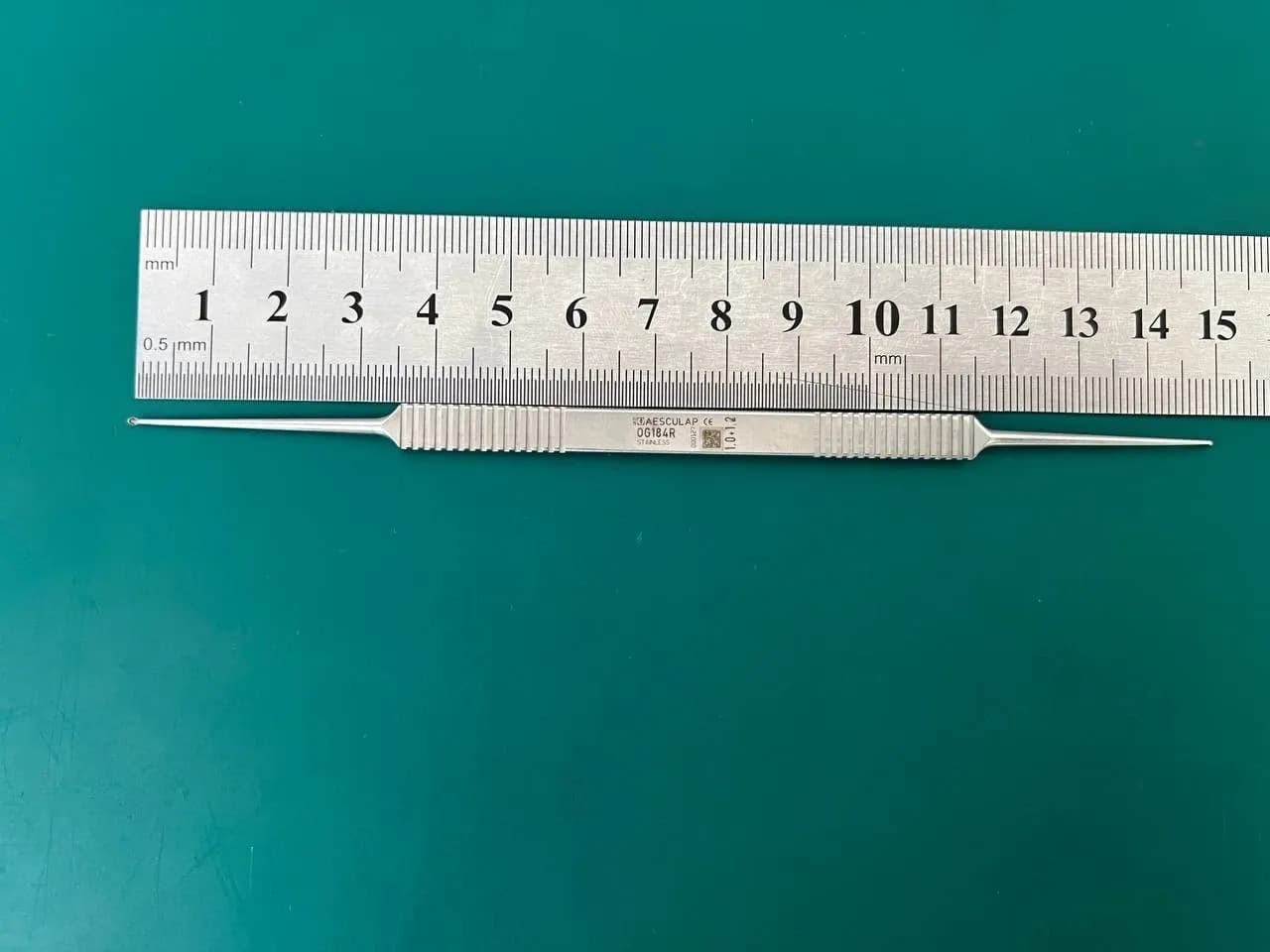 Кюретка кісткова House Aesculap OG184R, сильно вигнута, 150 mm (6"), гостра/гостра