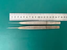 Lot of 2 V.Mueller D8 Micro-Infertil<wbr/>ity Tying Forceps, micro forceps