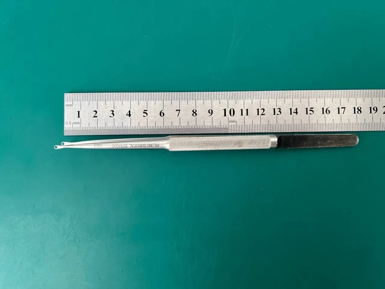 Pilling 357645DG MICRO DIAMA-GRIP RING FORCEPS 1.5 mm tip, 7" (18 cm)
