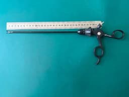 Dufner Laparoscopic Instruments, Metzenbaum scissors, DeBakey forceps, Maryland