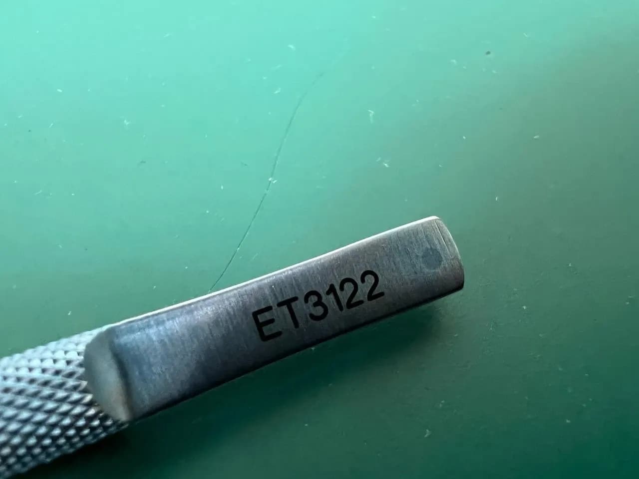 Storz ET3122 Bausch & Lomb Ophthalmics Titanium Charlie Forceps II 4.1"
