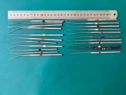 Lot of 22 ENT instruments with 2 cases Storz, Richards, V.Mueller, Weck