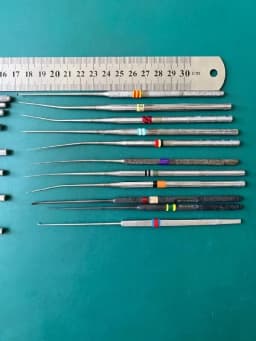 Lot of 22 ENT instruments with 2 cases Storz, Richards, V.Mueller, Weck