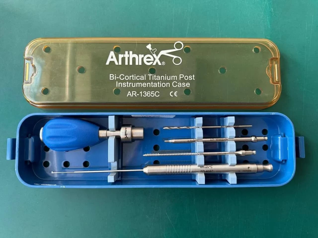Arthrex AR-1365C Bi-Cortical Titanium Post Instrumentation Set
