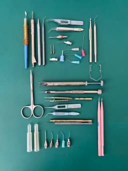 Lot ophtalmology instruments, Cataract Surgical Instruments with case,Ophthalmic
