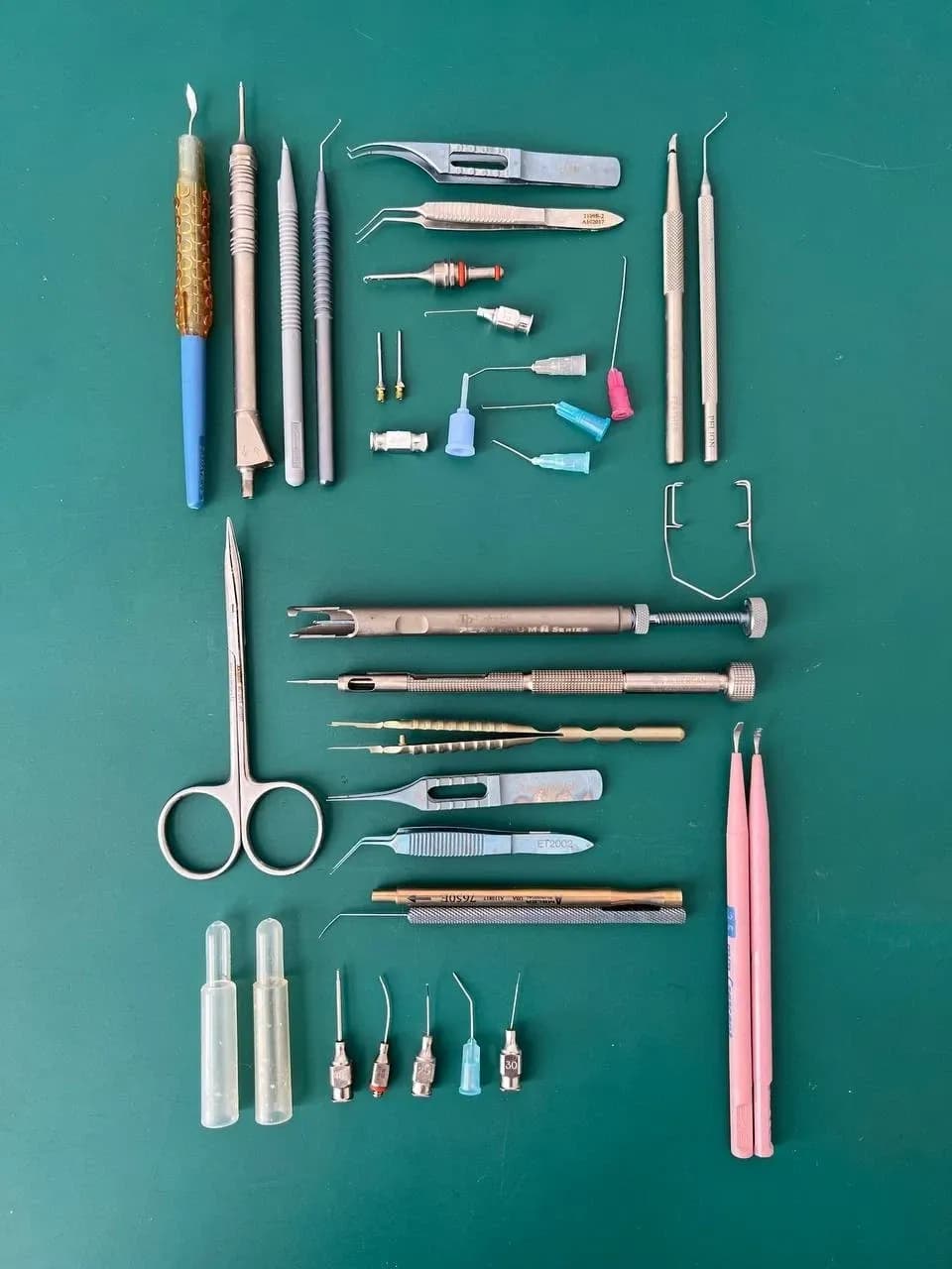 Lot ophtalmology instruments, Cataract Surgical Instruments with case,Ophthalmic