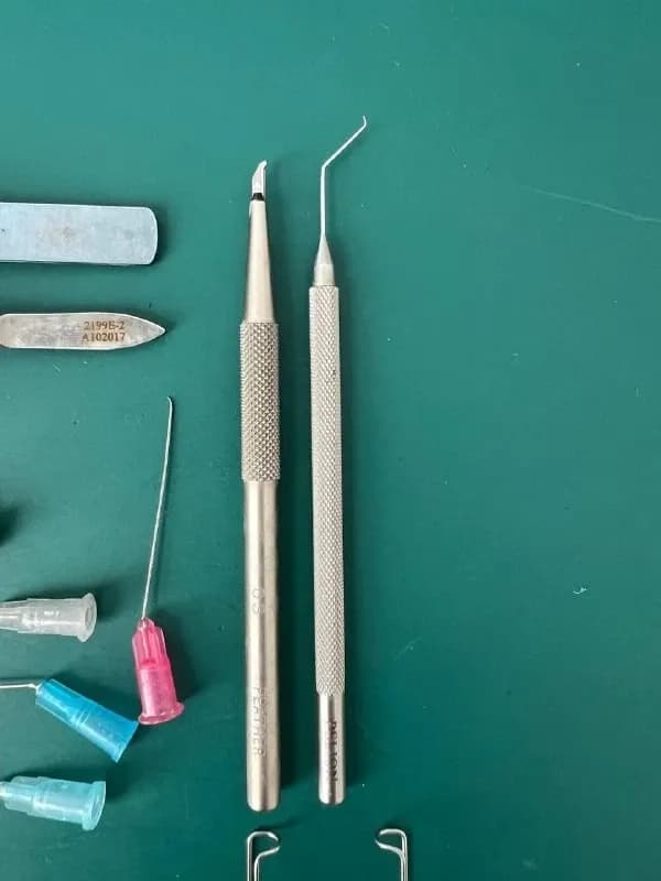 Lot ophtalmology instruments, Cataract Surgical Instruments with case,Ophthalmic
