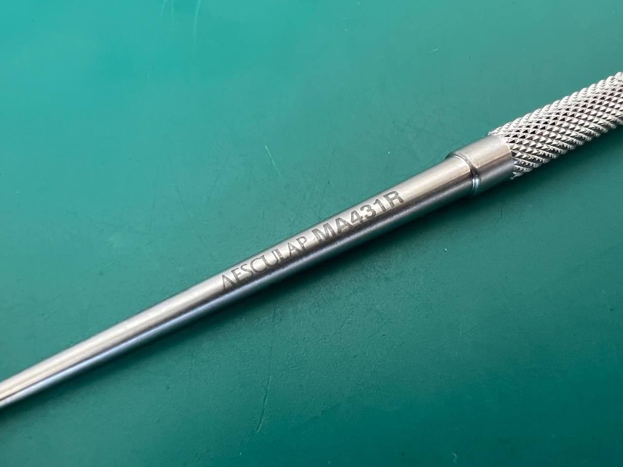 Носовий ретрактор Aesculap MA431R FOMON, 6 1/4″ (158 mm), 2 зубці, тупий/тупий