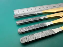 LOT of 4 Storz P1000 Gold Rasp Double-ended Straight Tungsten carbide ends 8-1/2