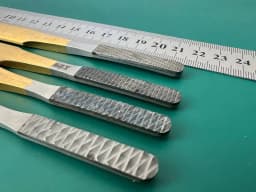 LOT of 4 Storz P1000 Gold Rasp Double-ended Straight Tungsten carbide ends 8-1/2