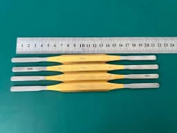 LOT of 4 Storz P1000 Gold Rasp Double-ended Straight Tungsten carbide ends 8-1/2