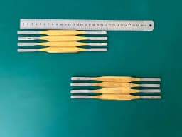 LOT of 4 Storz P1000 Gold Rasp Double-ended Straight Tungsten carbide ends 8-1/2