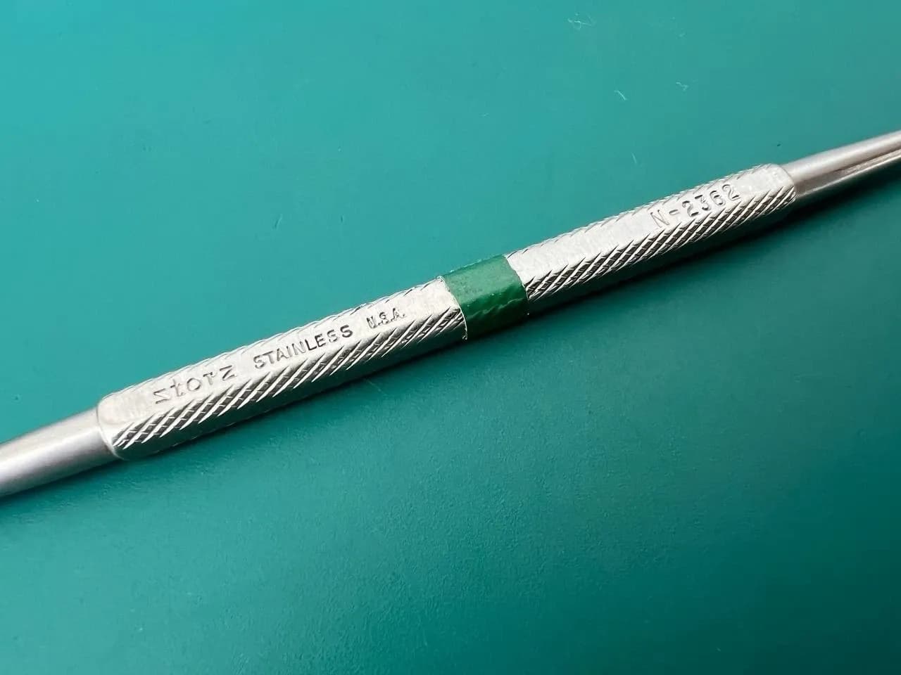 Storz N-2362 Pierce Elevator, Double-ended. 5mm x 7mm tips, 188 mm
