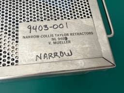 V.Mueller NL9403 Collis Taylor Retractor Set