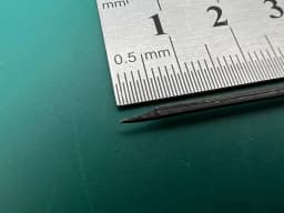 Richards 13-1044 Mini McGee Ebony Scissors Forceps 4mm Sharp Jaws 3.1" Shaft ENT