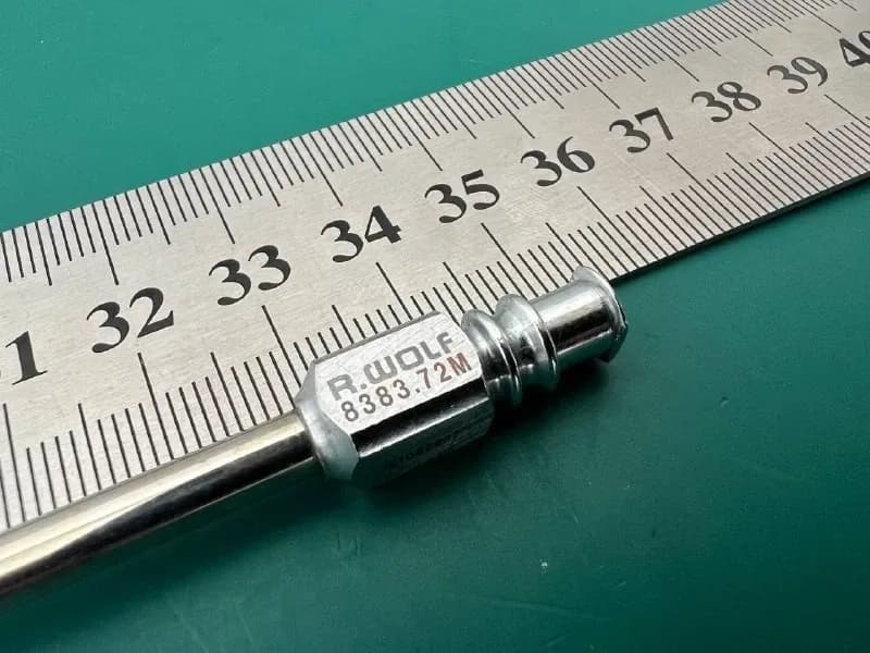 R.Wolf 8383.72M Suction tube with Luer connector 3mm capacity, (WL/330mm)