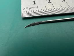 Karl Storz 8656A Sickle Knife, curved, 23 cm Conical, from diameter 3 mm to 1 mm
