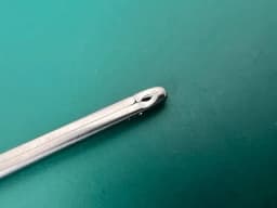 Karl Storz 221454 FISCH Ear Forceps, Round Cupped Jaws, Diameter 3 mm, WL 12.5cm
