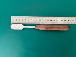 Распатор окісний 20 mm, пряме лезо із заокругленим краєм, 399.38
