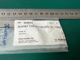 Пінцет тканинний Aesculap BD693R Bonney 1x2 зуб. 175 mm