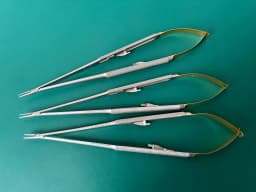 Jarit Stardust 278-113 Micro Needle Holder - 8.25” Straight With Lock