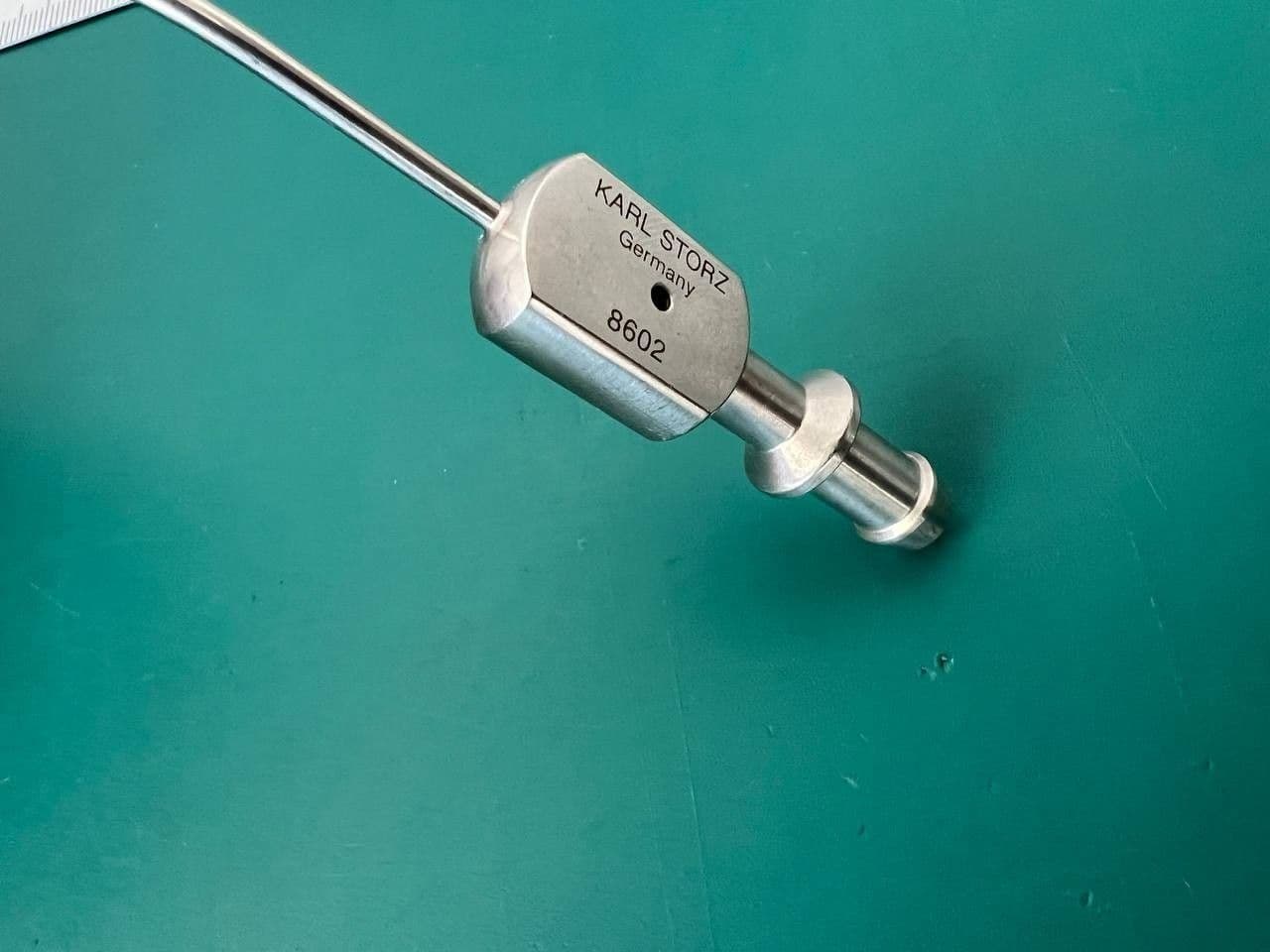 KARL STORZ 8602 KLEINSASSER Suction Tube, W Cutoff Hole, Outer Diameter 2 mm