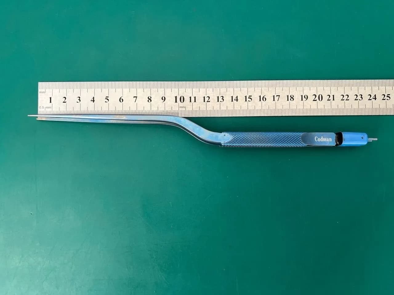 Codman 80-1713 Titanium Rhoton Bipolar Bayonet Forceps