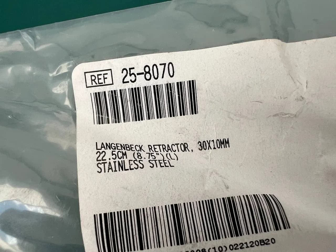 Ранорозширювач Biomet 25-8070 Langenbeck 30x10mm, 22.5 cm