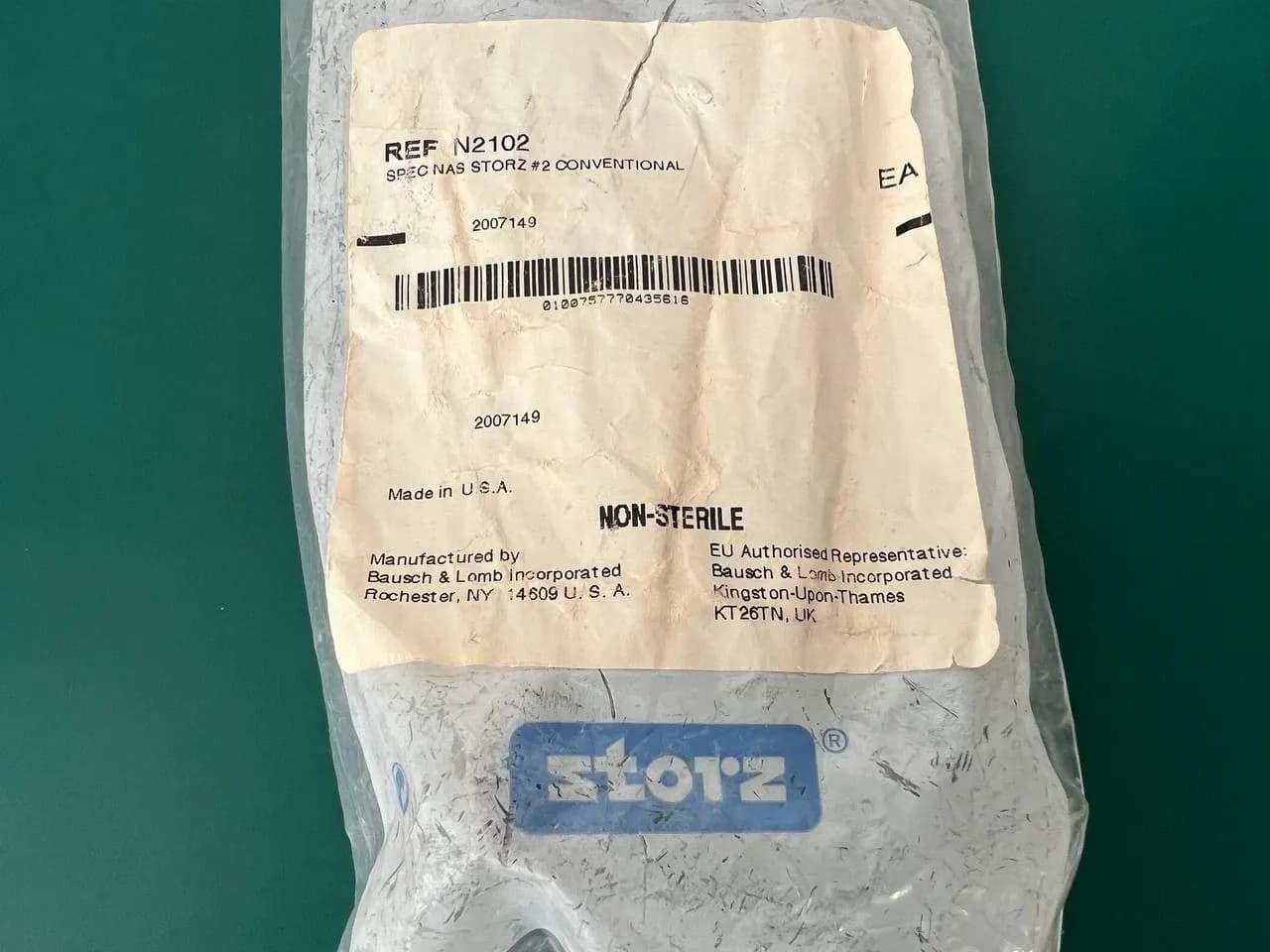 Storz N2102 Nasal Speculum, Conventional blades, No. 2, 33mm 135mm, 5.3 inches