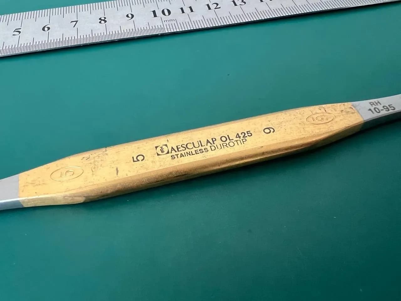 Распатор Aesculap OL425 Fomon з TC, двобічний, Fig. 5/6, 20.5cm (8.2″)