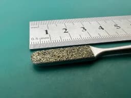 Storz N-4502 Diamond Surface Rasp,Fine. Straight. 7mm x 25mm 189mm, 7.4 inch