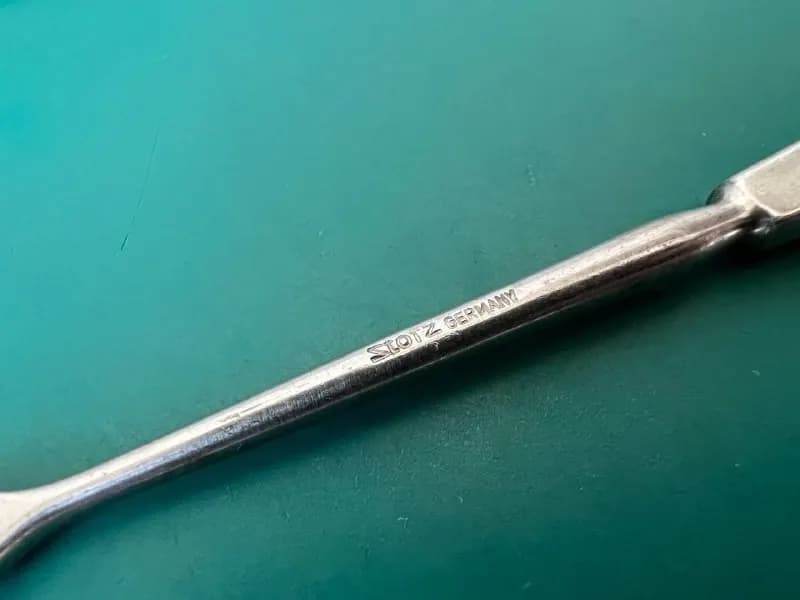 Storz N-4502 Diamond Surface Rasp,Fine. Straight. 7mm x 25mm 189mm, 7.4 inch