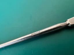 Storz N-4502 Diamond Surface Rasp,Fine. Straight. 7mm x 25mm 189mm, 7.4 inch