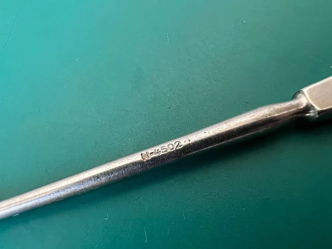 Storz N-4502 Diamond Surface Rasp,Fine. Straight. 7mm x 25mm 189mm, 7.4 inch